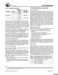 CYV15G0204TRB-BGC Datasheet Page 13