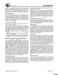 CYV15G0403TB-BGC Datasheet Page 10