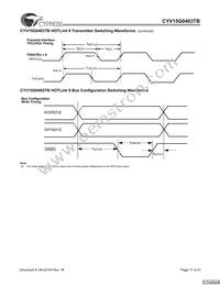 CYV15G0403TB-BGC Datasheet Page 17