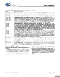 CYV15G0404RB-BGC Datasheet Page 15
