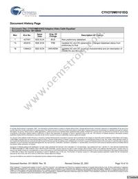 CYV270M0101EQ-SXC Datasheet Page 10