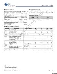 CYV270M0104EQ-LXC Datasheet Page 5