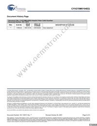 CYV270M0104EQ-LXC Datasheet Page 9