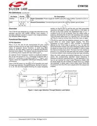 CYW150OXCT Datasheet Page 3