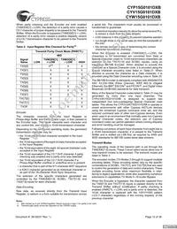 CYW15G0101DXB-BBXI Datasheet Page 12