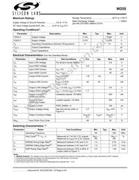 CYW255OXCT Datasheet Page 4