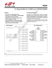 CYW256OXCT Datasheet Cover