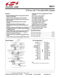 CYW311OXCT Datasheet Cover