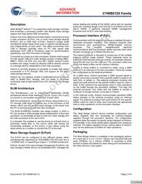 CYWB0125AB-BVXI Datasheet Page 2