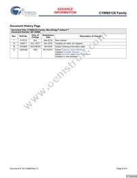 CYWB0125AB-BVXI Datasheet Page 8