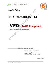 D0107LT-33-0701A Datasheet Cover