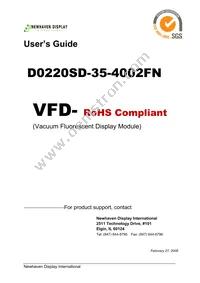 D0220SD-35-4002FN Datasheet Cover