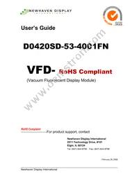 D0420SD-53-4001FN Datasheet Cover