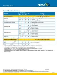 D10040220GT Datasheet Page 2