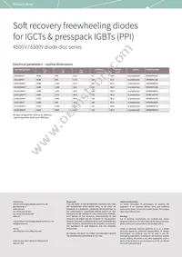 D1821SH45TS05XOSA1 Datasheet Page 2