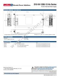 D1U-W-1200-12-HC2C Datasheet Page 5