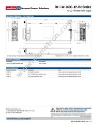 D1U-W-1600-12-HC1C Datasheet Page 5