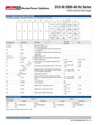 D1U-W-2000-48-HB2C Datasheet Page 4