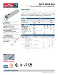 D1U2-D-400-12-HA4C Datasheet Cover