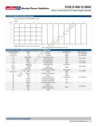 D1U2-D-400-12-HA4C Datasheet Page 4