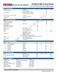 D1U3CS-D-850-12-HC4C Datasheet Page 2