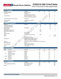 D1U3CS-W-1200-12-HC3C Datasheet Page 2
