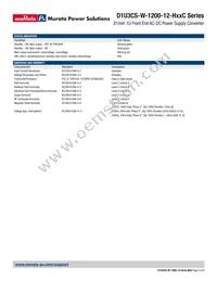 D1U3CS-W-1200-12-HC3C Datasheet Page 3