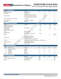 D1U3CS-W-850-12-HC4C Datasheet Page 2