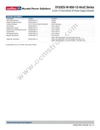 D1U3CS-W-850-12-HC4C Datasheet Page 3