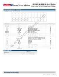 D1U3CS-W-850-12-HC4C Datasheet Page 4