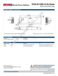 D1U4-W-1200-12-HC1C Datasheet Page 5