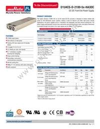 D1U4CS-D-2100-54-HA3DC Datasheet Cover