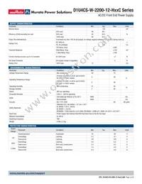 D1U4CS-W-2200-12-HC4C Datasheet Page 2