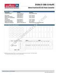 D1U54-D-1200-12-HA3PC Datasheet Page 3