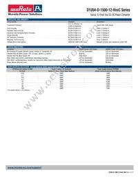 D1U54-D-1500-12-HC4C Datasheet Page 3