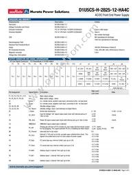 D1U5CS-H-2825-12-HA4C Datasheet Page 3
