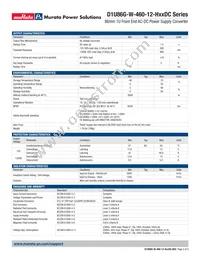 D1U86G-W-460-12-HB3DC Datasheet Page 2