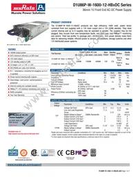 D1U86P-W-1600-12-HB4DC Datasheet Cover