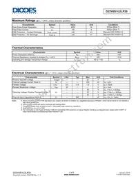 D22V0S1U2LP20-7 Datasheet Page 2