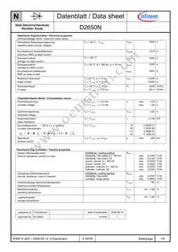 D2650N24TVFXPSA1 Datasheet Cover