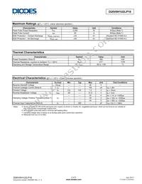 D26V0H1U2LP16-7 Datasheet Page 2