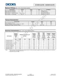 D26V0S1U3LP20-7 Datasheet Page 2