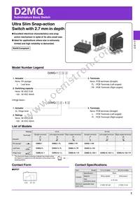 D2MQ-1L-105-TL Datasheet Cover