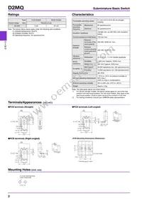 D2MQ-1L-105-TL Datasheet Page 2