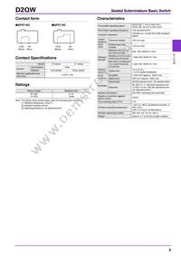 D2QWC073D Datasheet Page 3