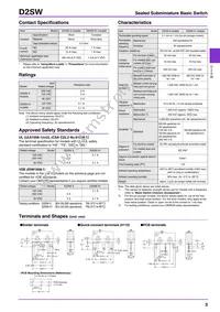 D2SW-01L2H Datasheet Page 3