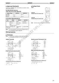D2SW-P2L3B Datasheet Page 3