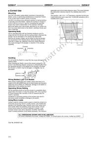 D2SW-P2L3B Datasheet Page 6