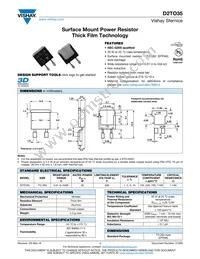 D2TO035CR0370FTE3 Datasheet Cover