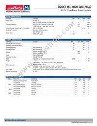 D2U5T-H3-5000-380-HU3C Datasheet Page 3